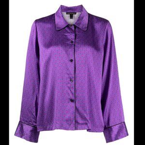 BNWT Kiki De Montparnasse Handcuff Silk Pajama Top